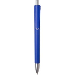 Boligrafo plastico azul